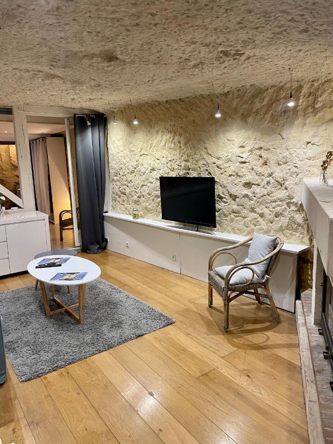 Troglodyte Du Petit Coteau Apartment Vouvray Exterior foto